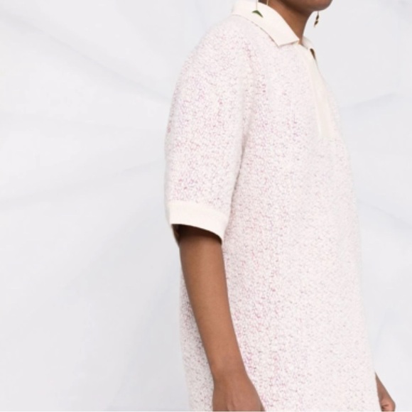 Isabel Marant- NWT Imelda Pink Boulce Tweed Polo Shirt Dress - Picture 2 of 11